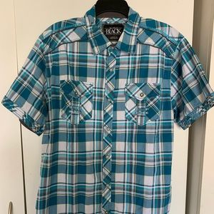 Men’s BUCKLE BLACK short sleeve shirt - Size XL